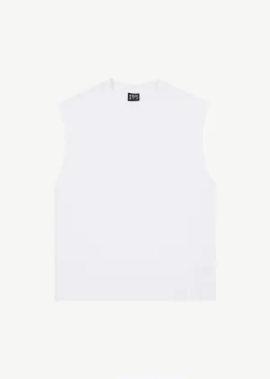 AFENDS Mens Vacation - Sleeveless Tee - White