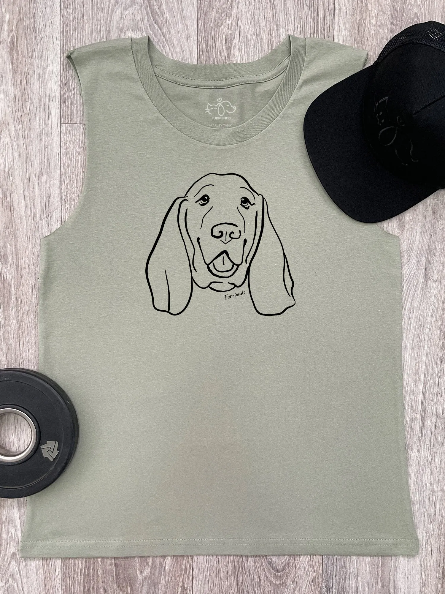 Basset Hound Marley Tank