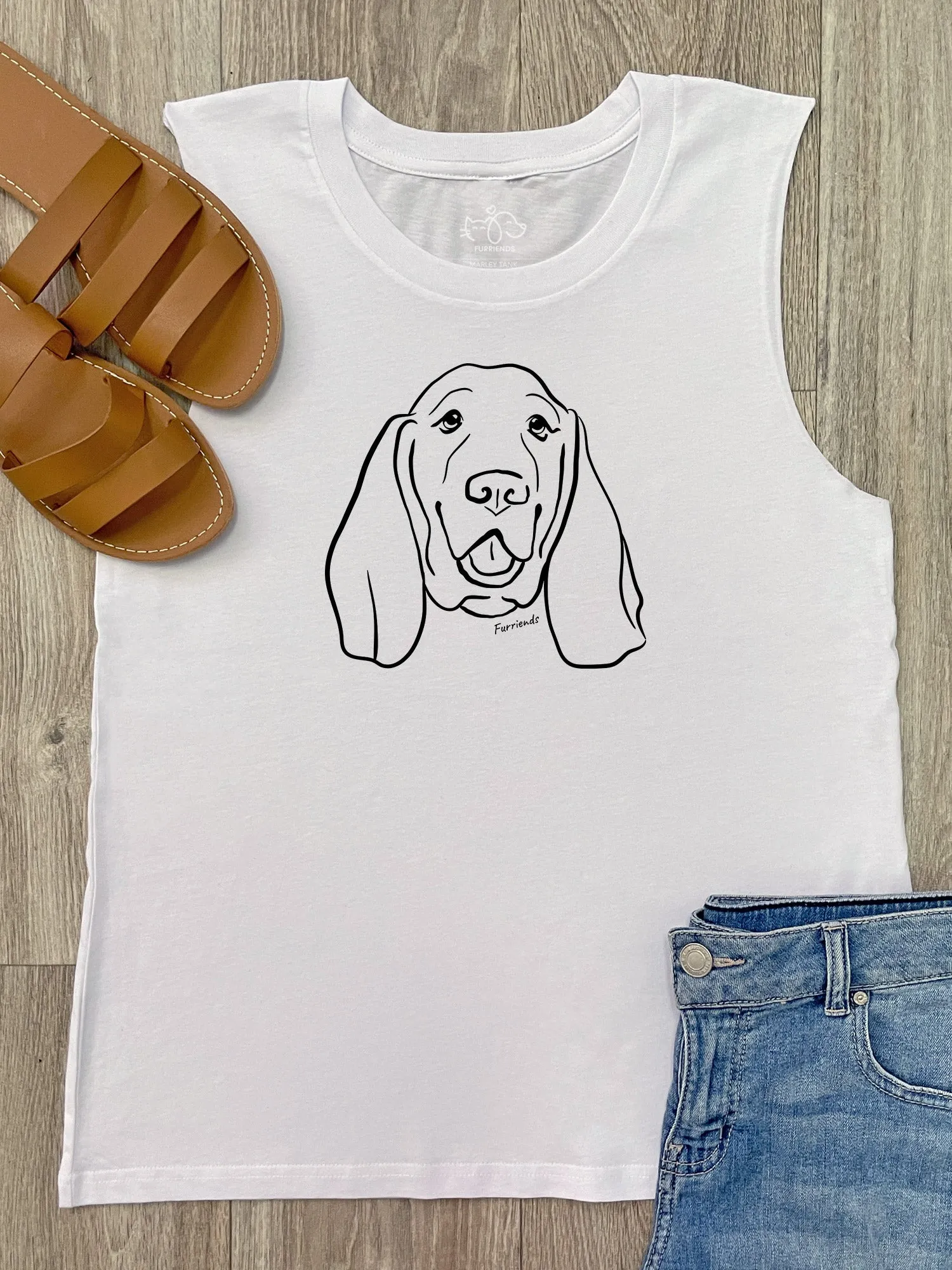 Basset Hound Marley Tank