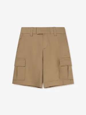 BOSS Boys Pocket Bermuda Shorts In Beige