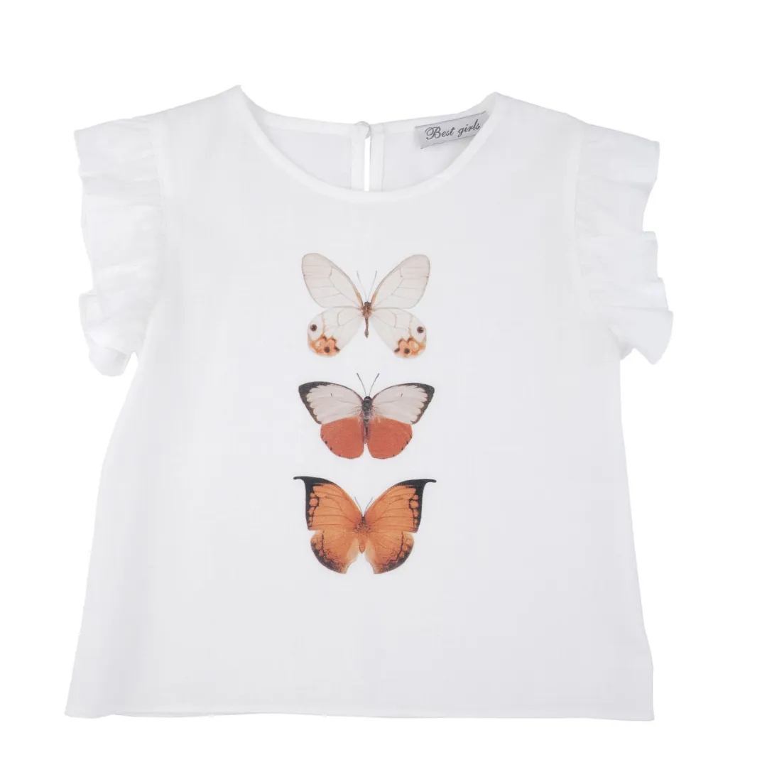 Butterfly Beauty Girls Casual Set