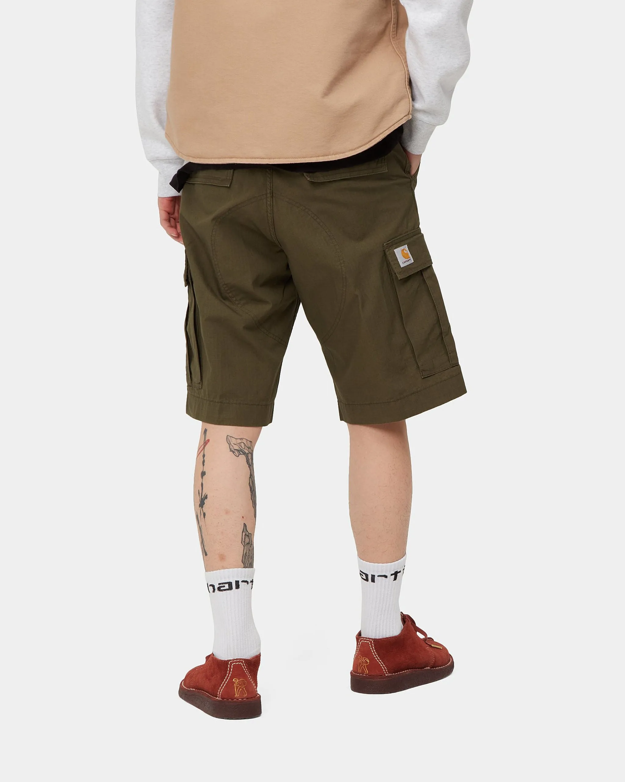 Carhartt WIP Regular Cargo Shorts - Cypress Rinsed