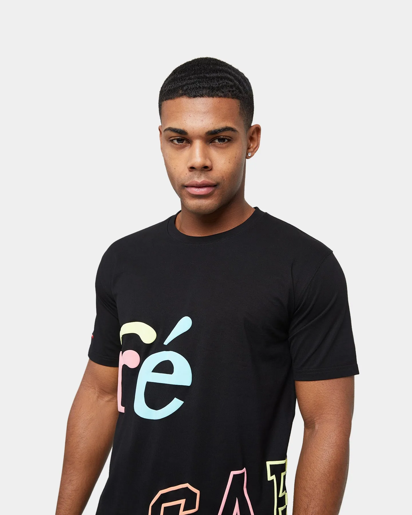 Carre Enormolle Classique T-Shirt Black/Multi-coloured