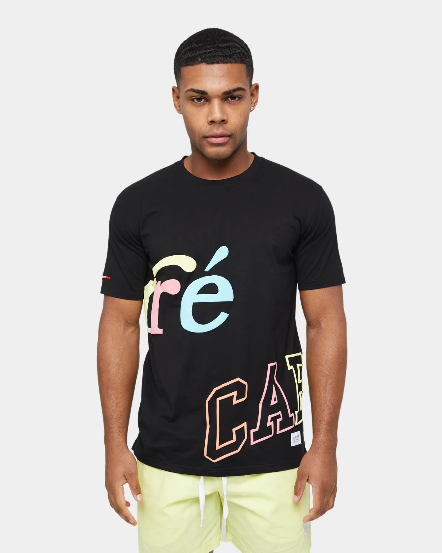 Carre Enormolle Classique T-Shirt Black/Multi-coloured