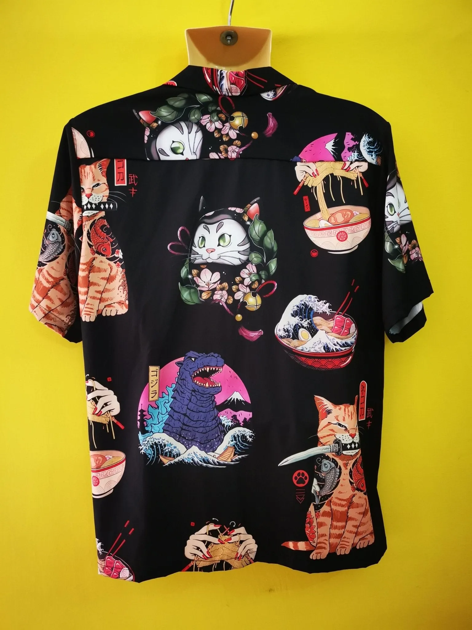 Cats & Ramen Collar Shirt