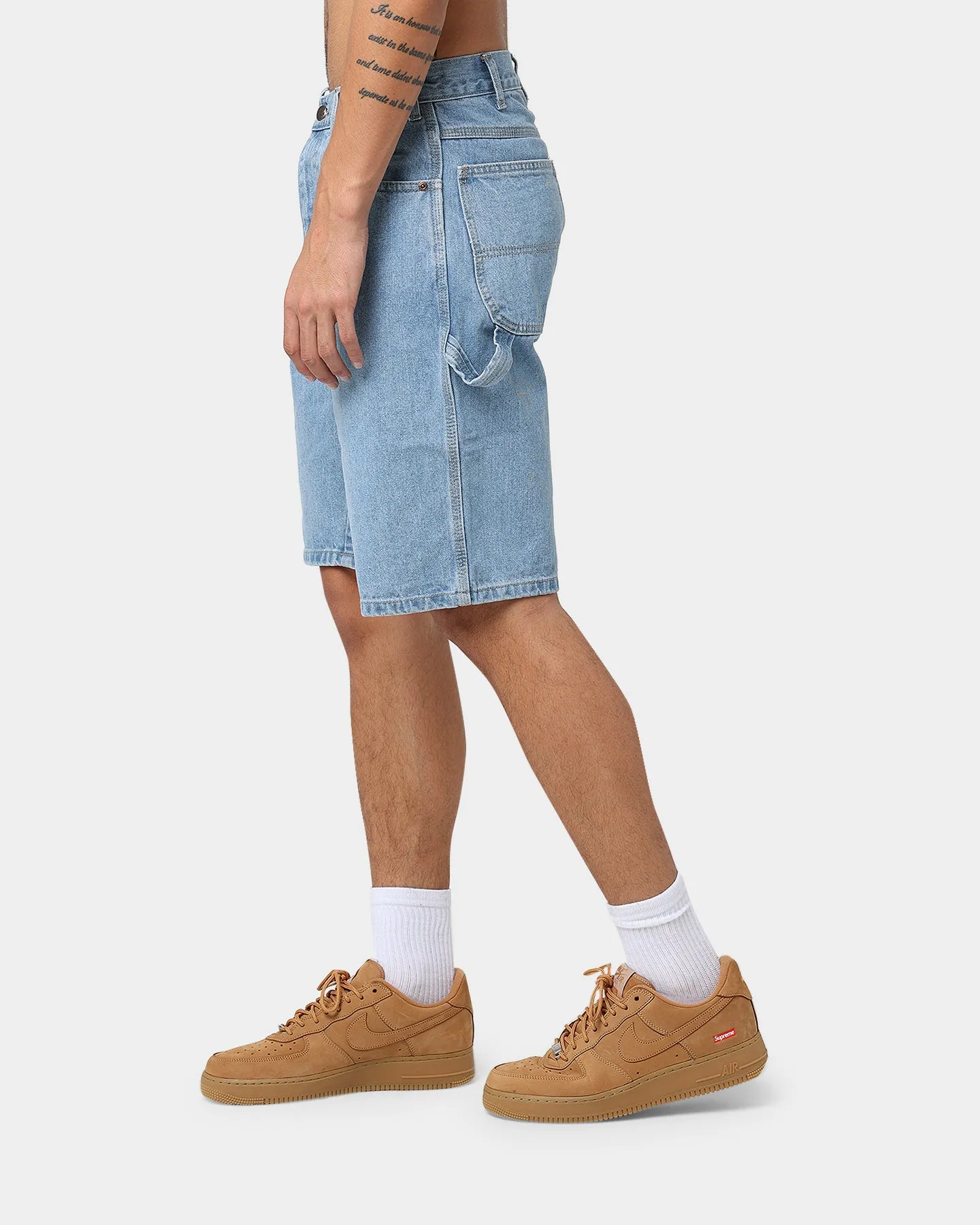 Dickies Relaxed Fit Carpenter Shorts Light Indigo