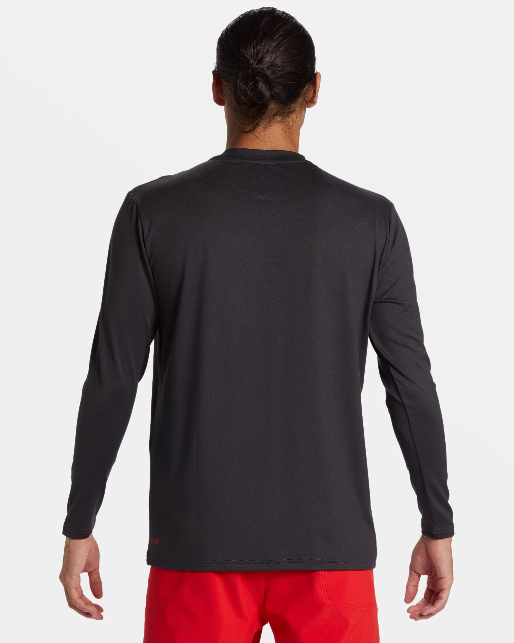 DNA Rushed Long Sleeve Surf Tee - Tarmac