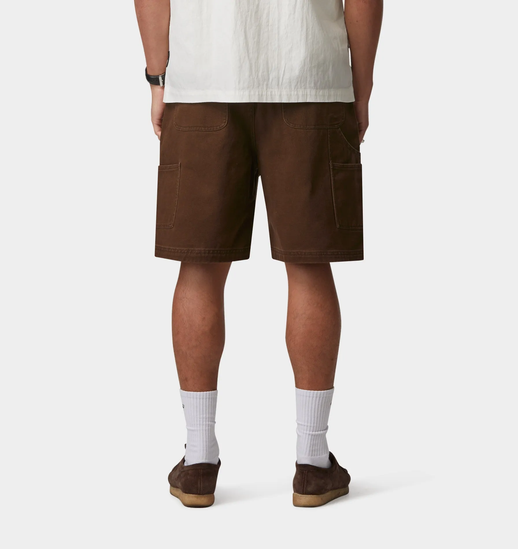 Double Knee Workers Short - Dark Brown