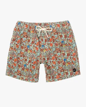 Escape Print 17" Shorts - Natural Multi