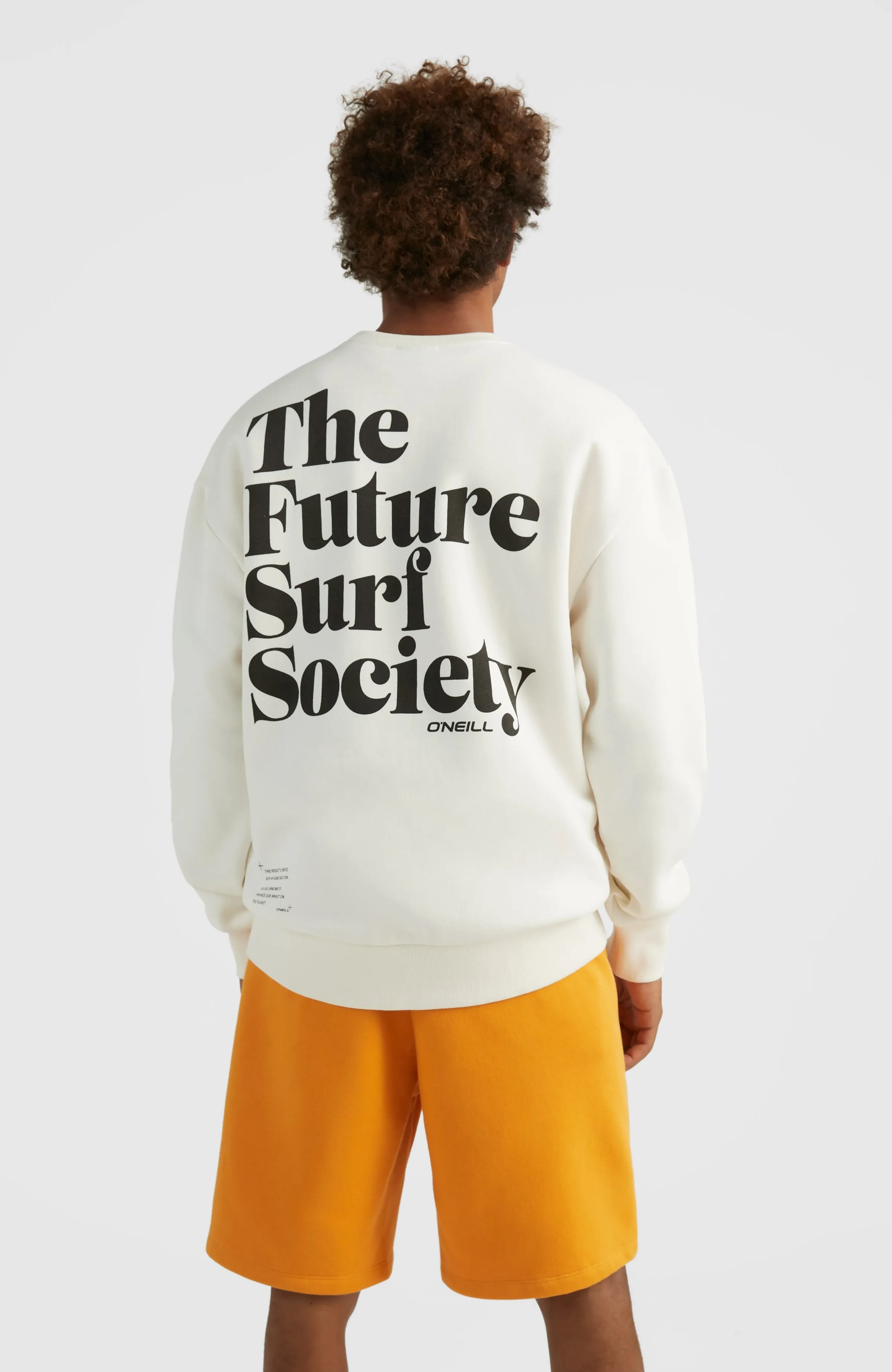 Future Surf Crew Sweatshirt | Snow White