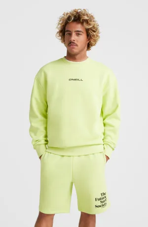 Future Surf Crew Sweatshirt | Sunny Lime