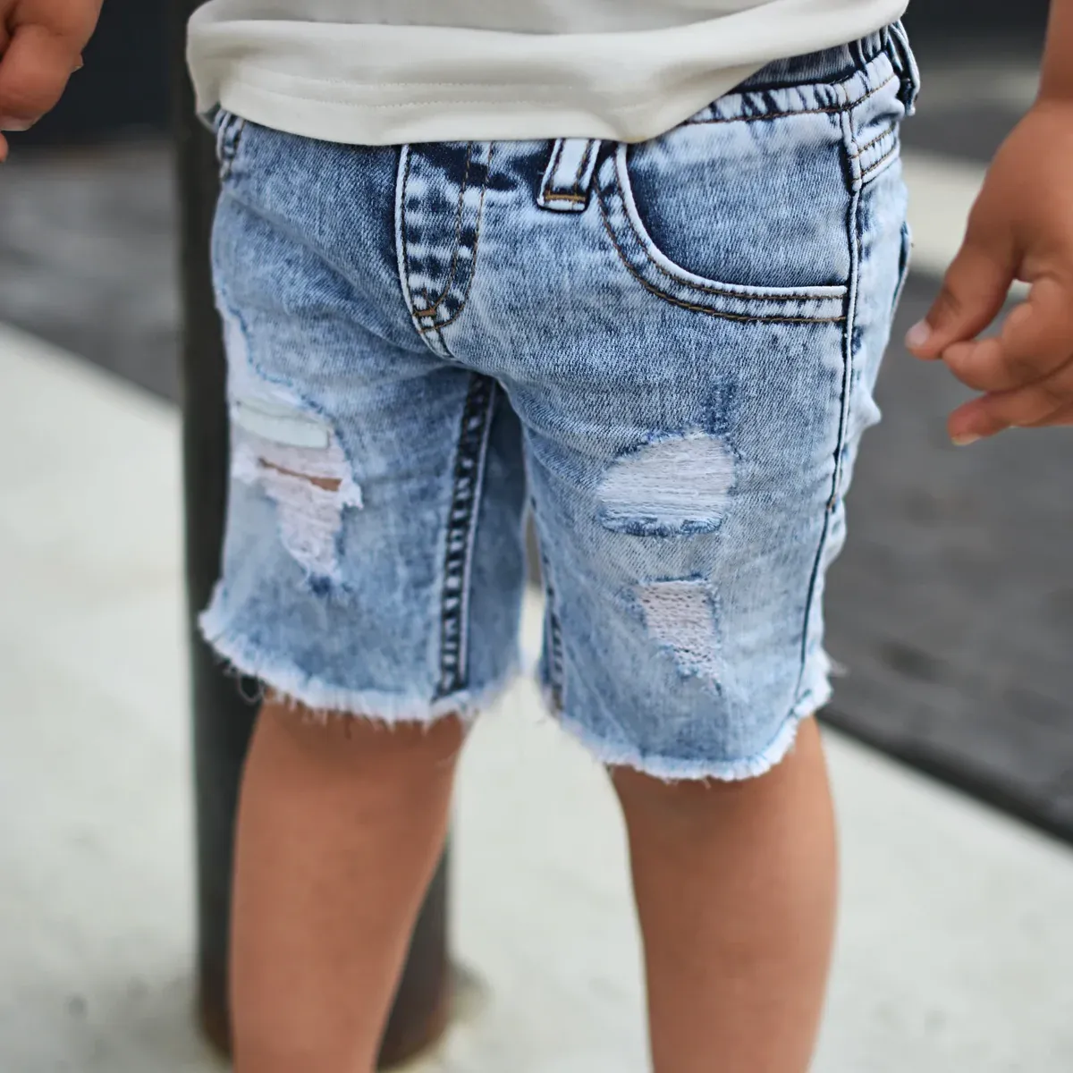 GH Light Denim Shorts