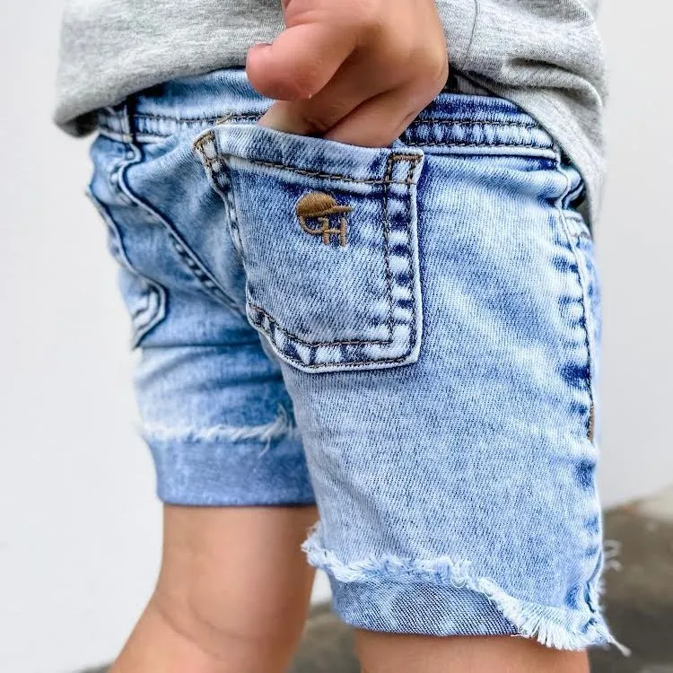 GH Light Denim Shorts