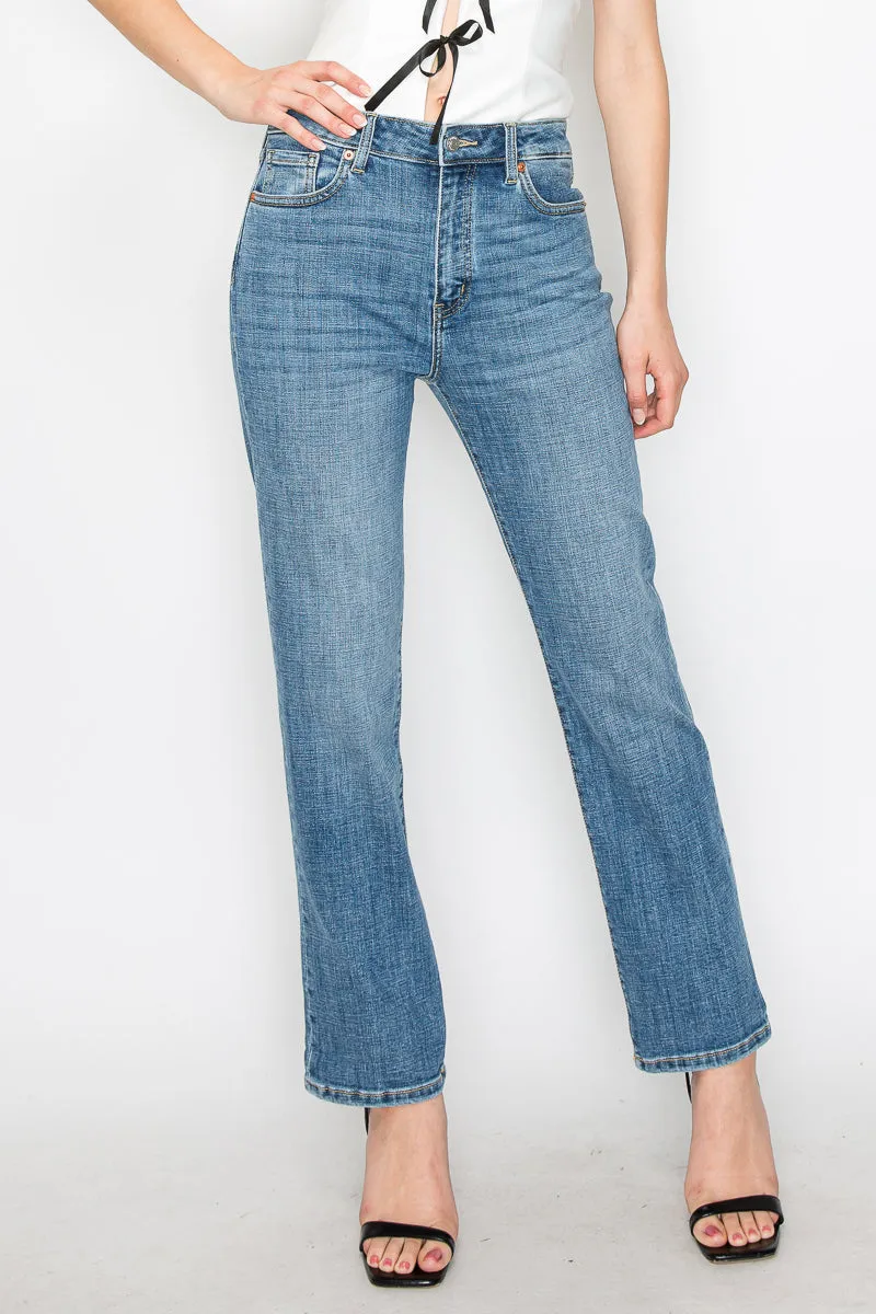 High Rise Straight Leg Jeans