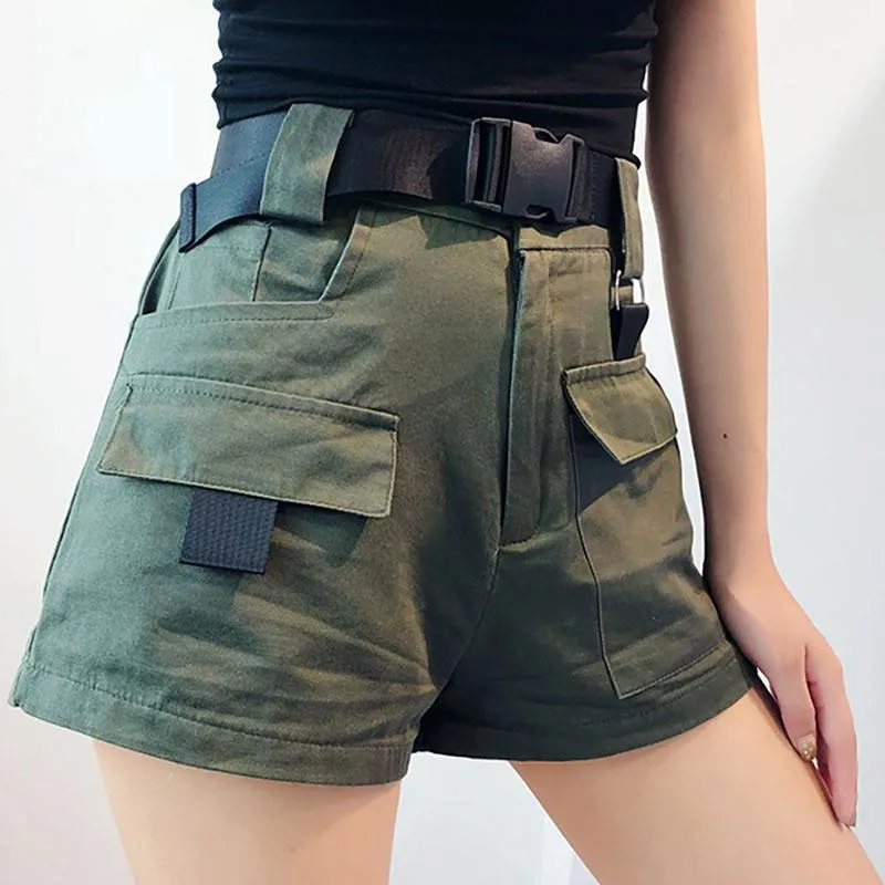 High Waist Multi Pocket Shorts SD00861