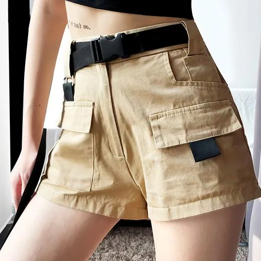 High Waist Multi Pocket Shorts SD00861