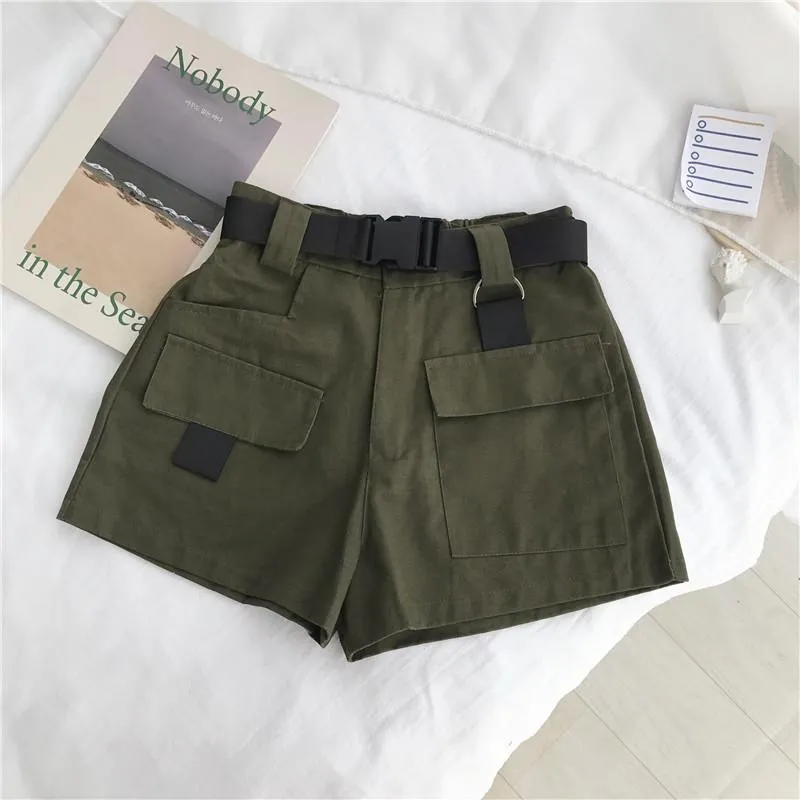 High Waist Multi Pocket Shorts SD00861