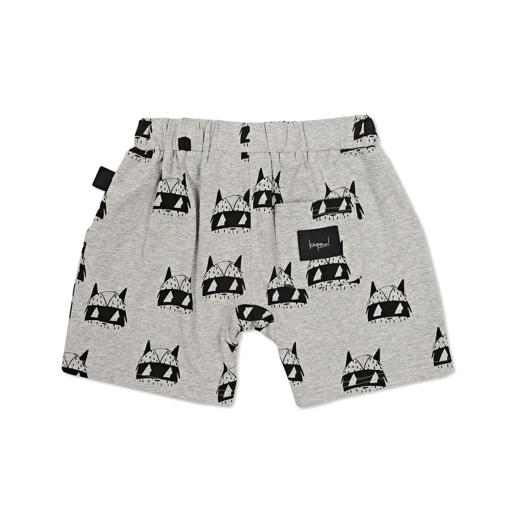 Kapow Kids Grey Bandit Boys Shorts