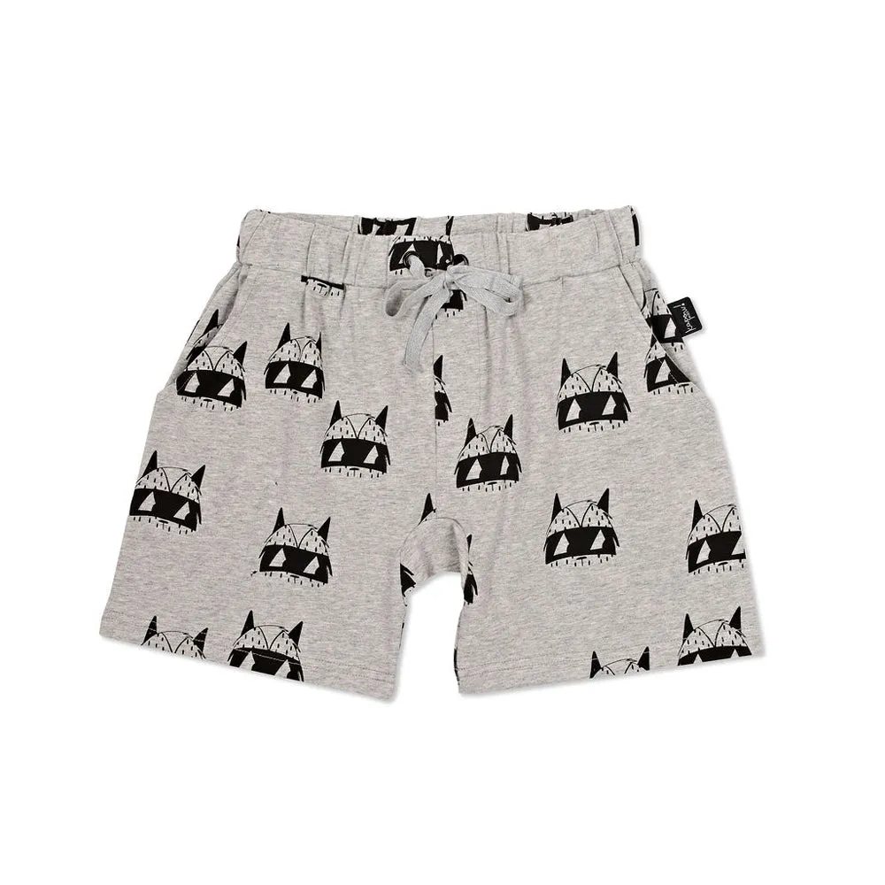 Kapow Kids Grey Bandit Boys Shorts