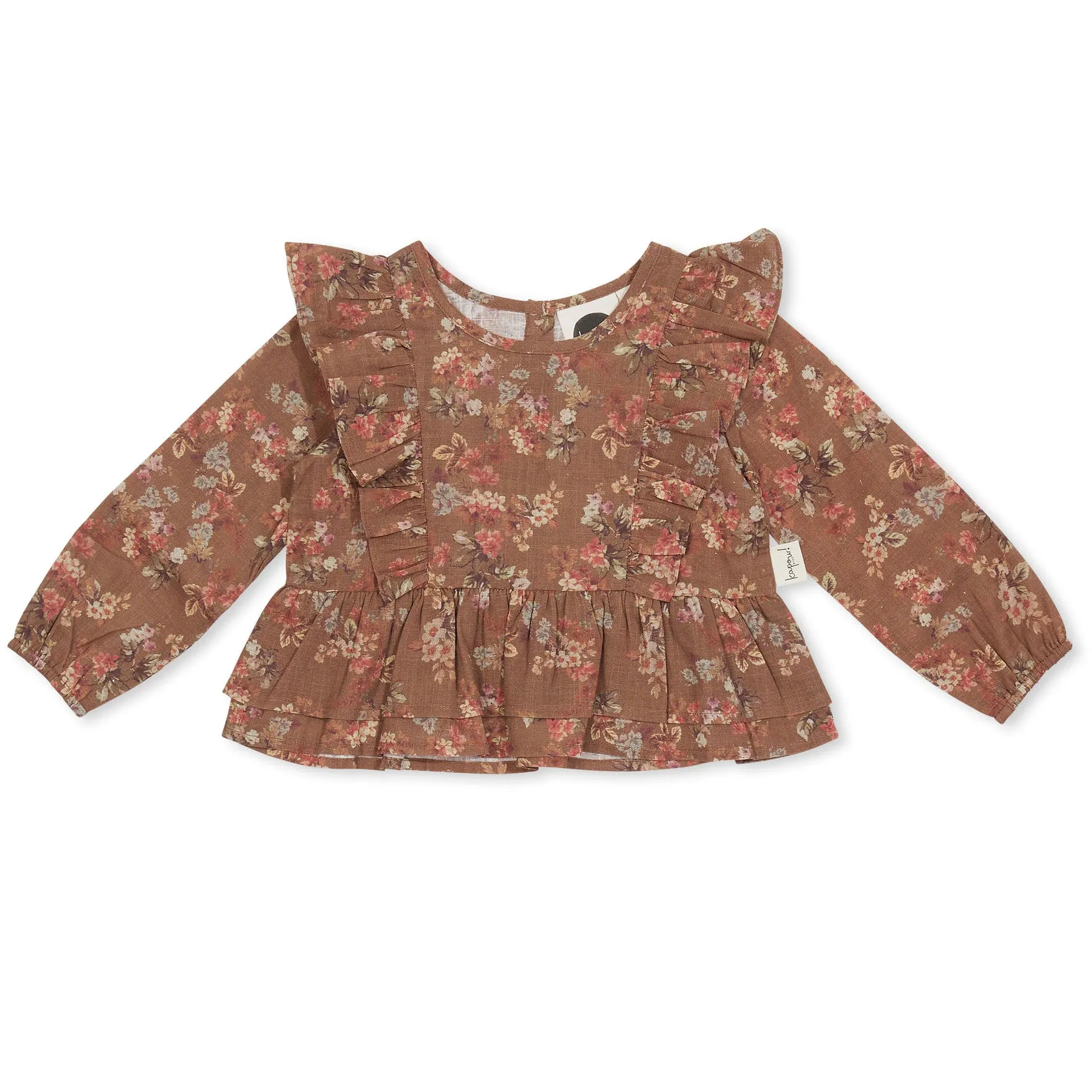 Kapow Kids Peony Peplum Top