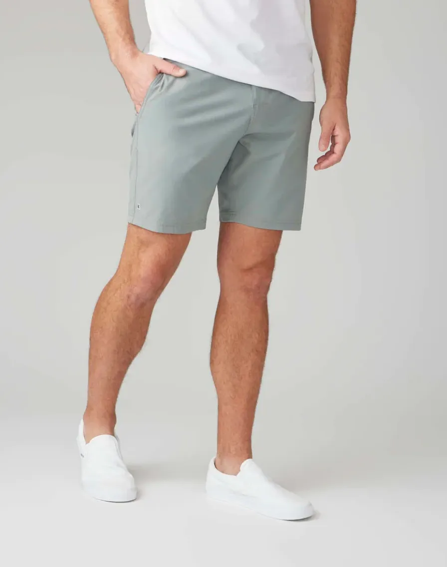 LinkSoul Solid Boardwalker Chino Short 8" Anchor