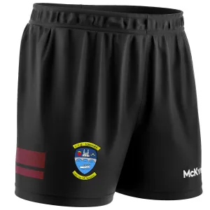 Mc Keever Westmeath GAA Training Shorts - Youth - Black/Maroon