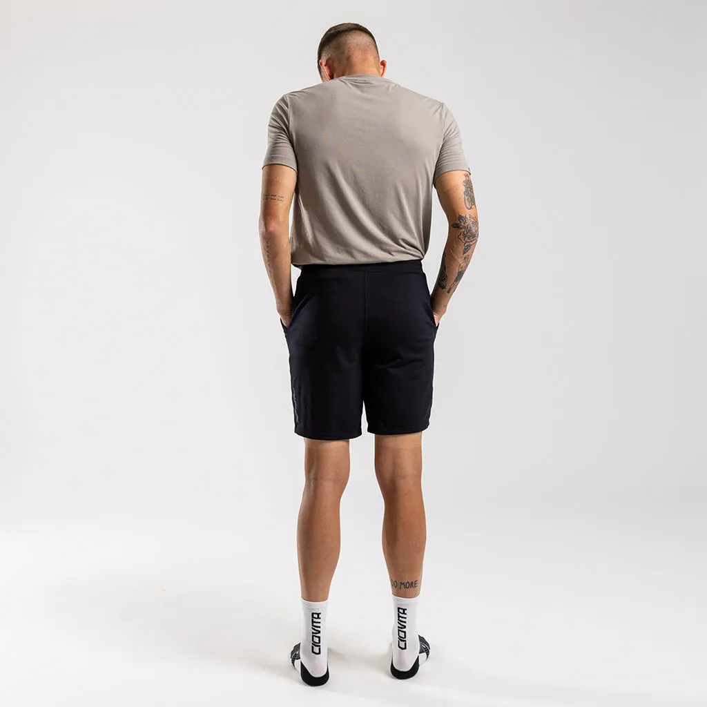 Men's Fleece Shorts (Black)