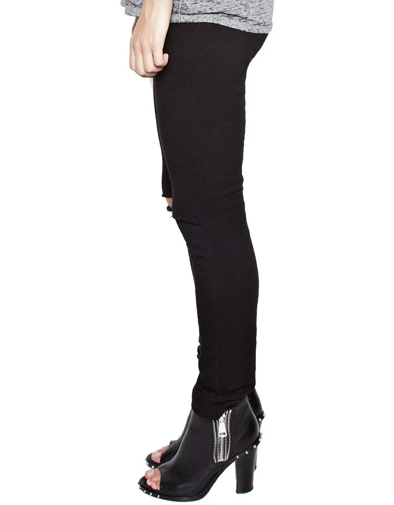 Michael Lauren Jonas Jogger w/Knee Slits in Black