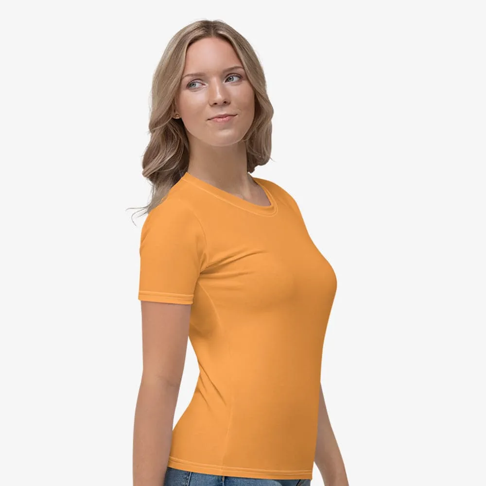 Monochrome Stretchy Tee Mustard