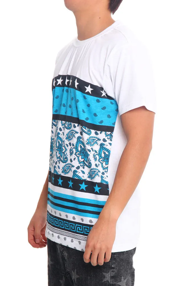 Multi Collection Pattern Print T-Shirt