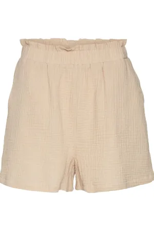 Natali High Waist Shorts - Irish Cream