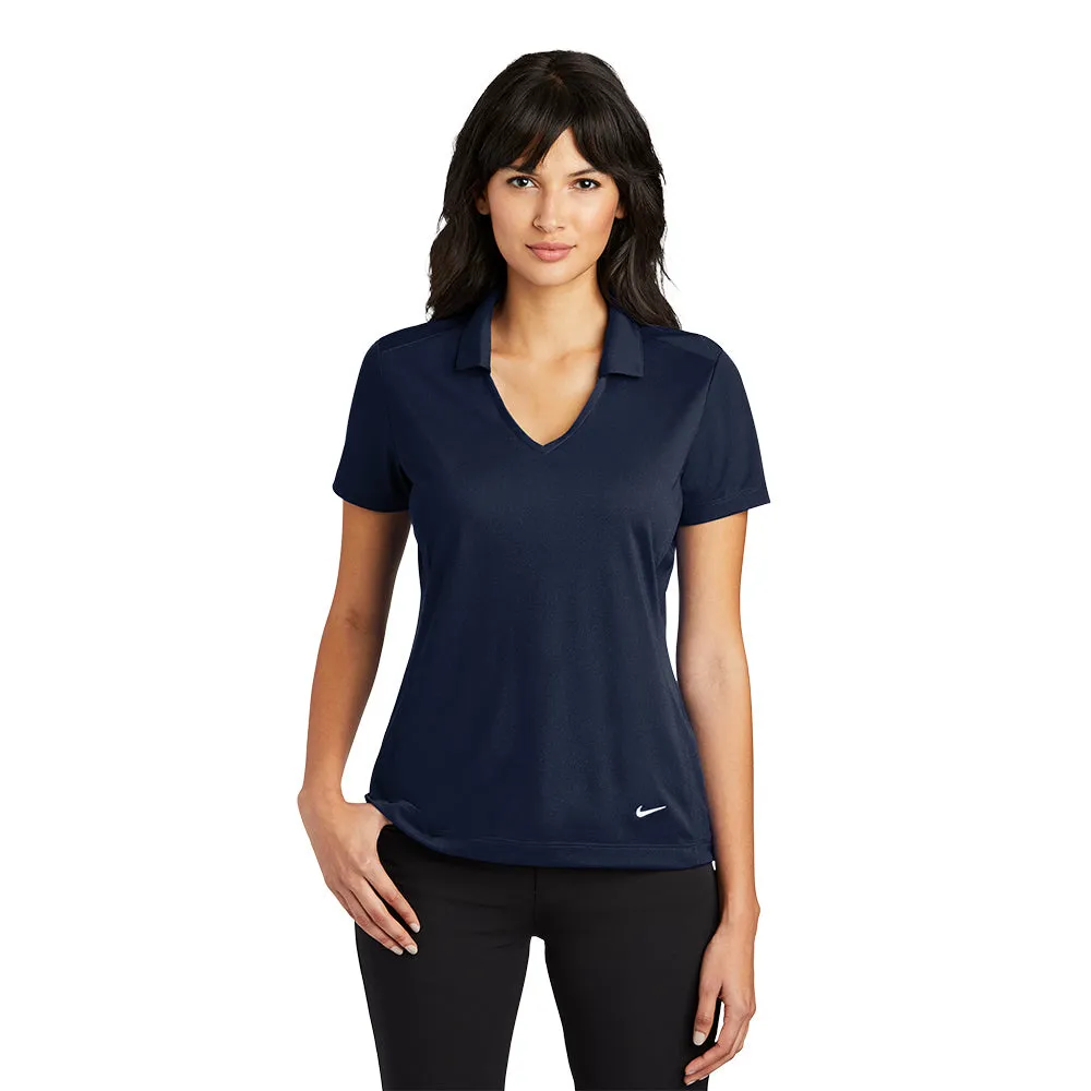 Nike Women Dri-FIT Vertical Mesh Polo - Marine