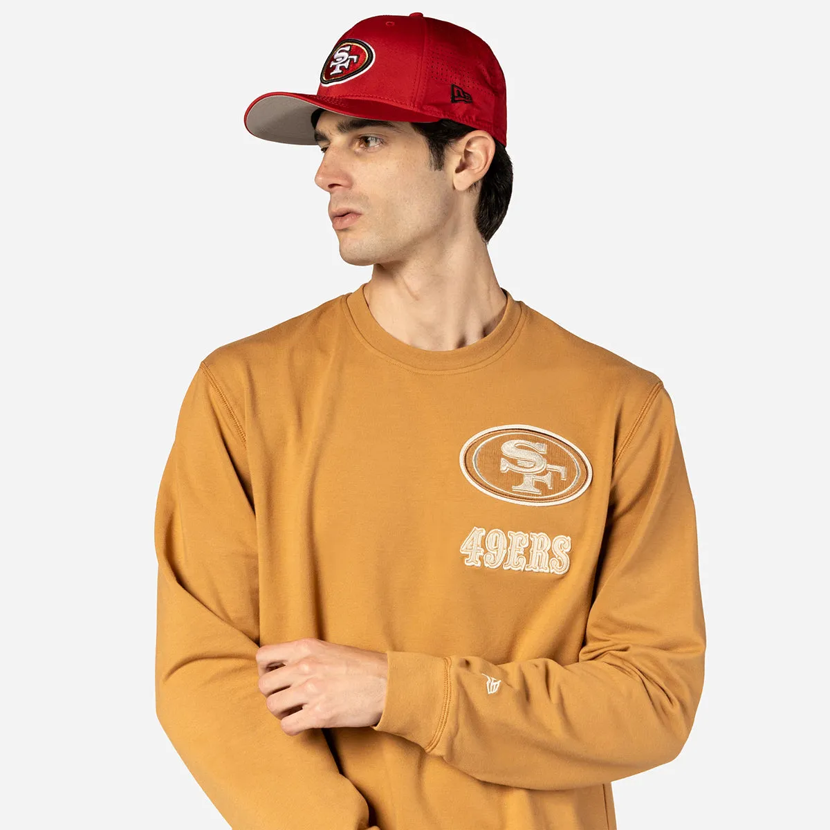 Niners Logo Select Crew - Mens