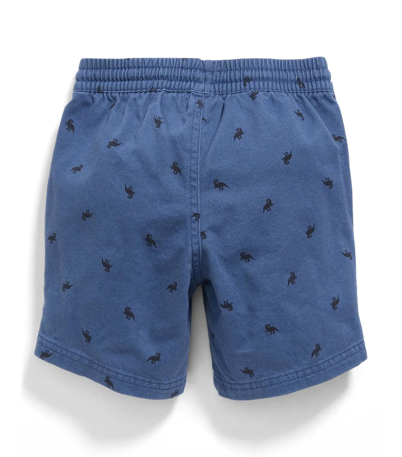 Printed Functional-Drawstring Shorts for Toddler Boys Dino