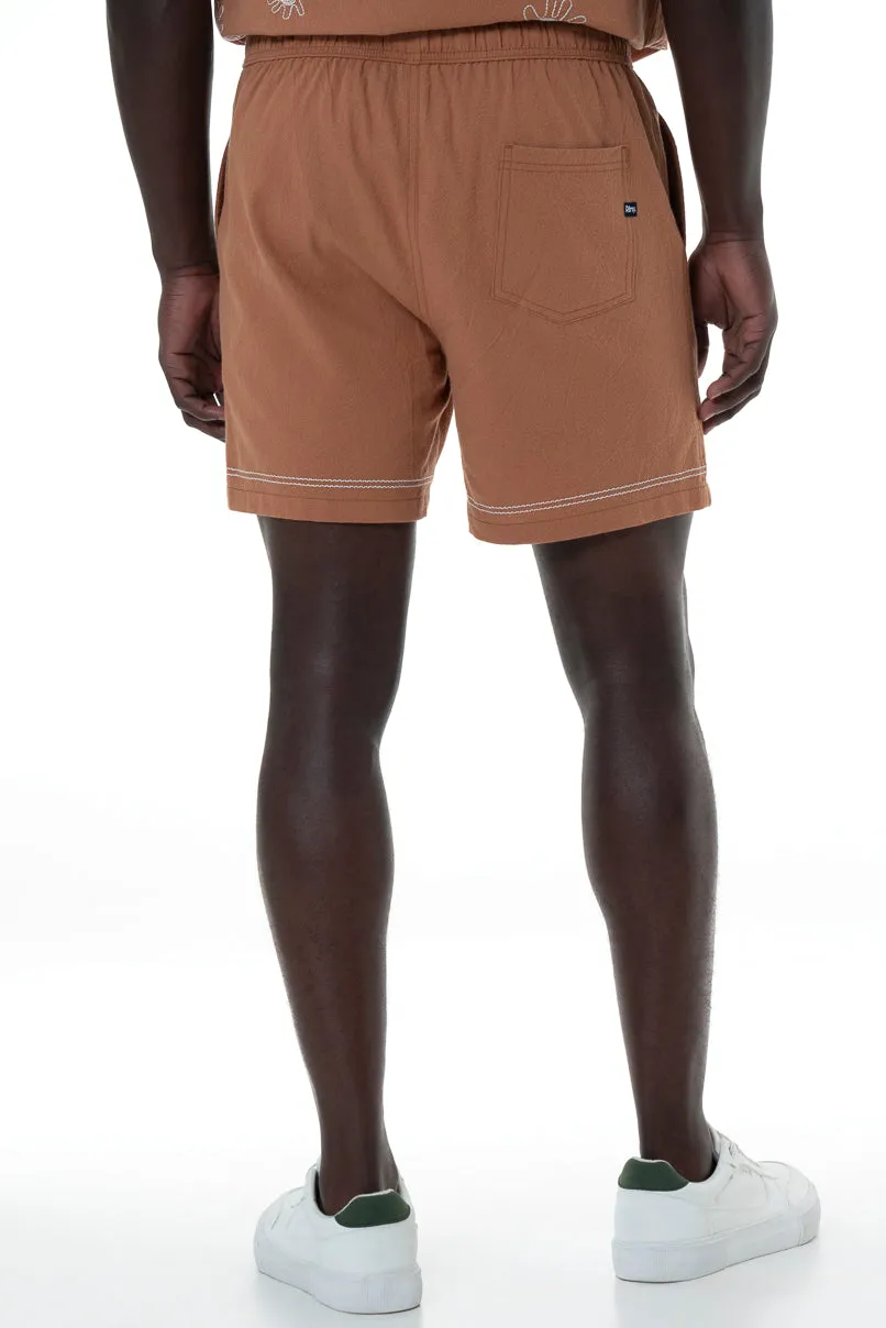 Pull On Shorts _ 154549 _ Rust