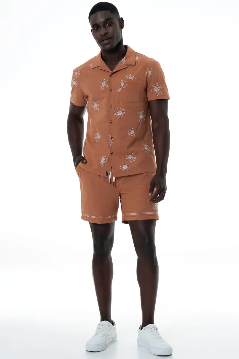 Pull On Shorts _ 154549 _ Rust