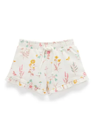 Purebaby Pull On Shorts - Herb Print