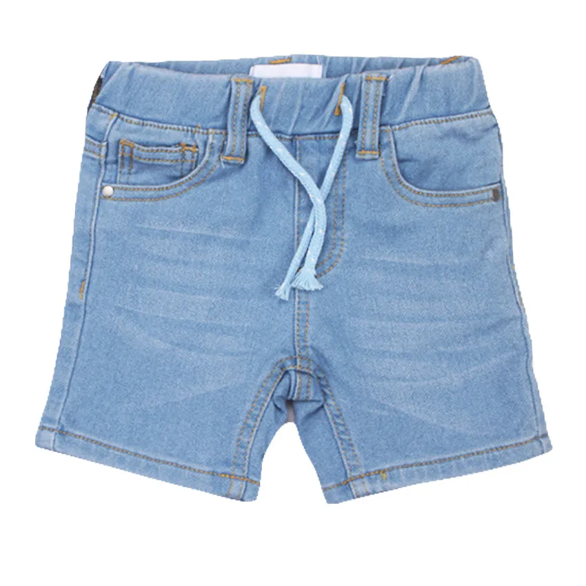 REDTAG Boy's Light Wash Shorts