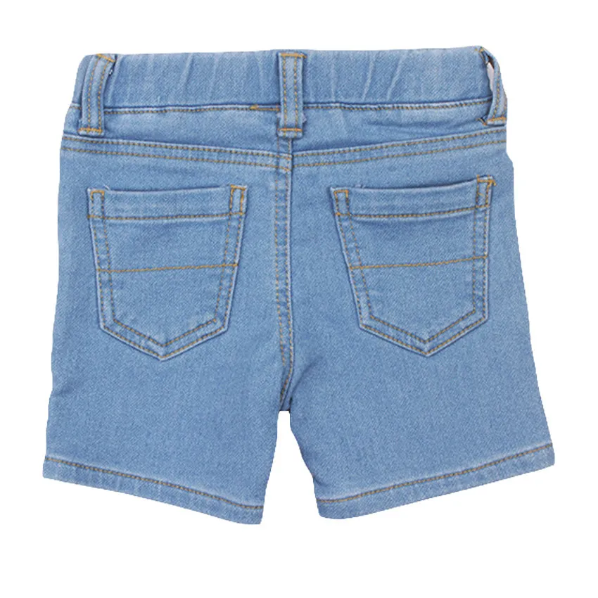 REDTAG Boy's Light Wash Shorts