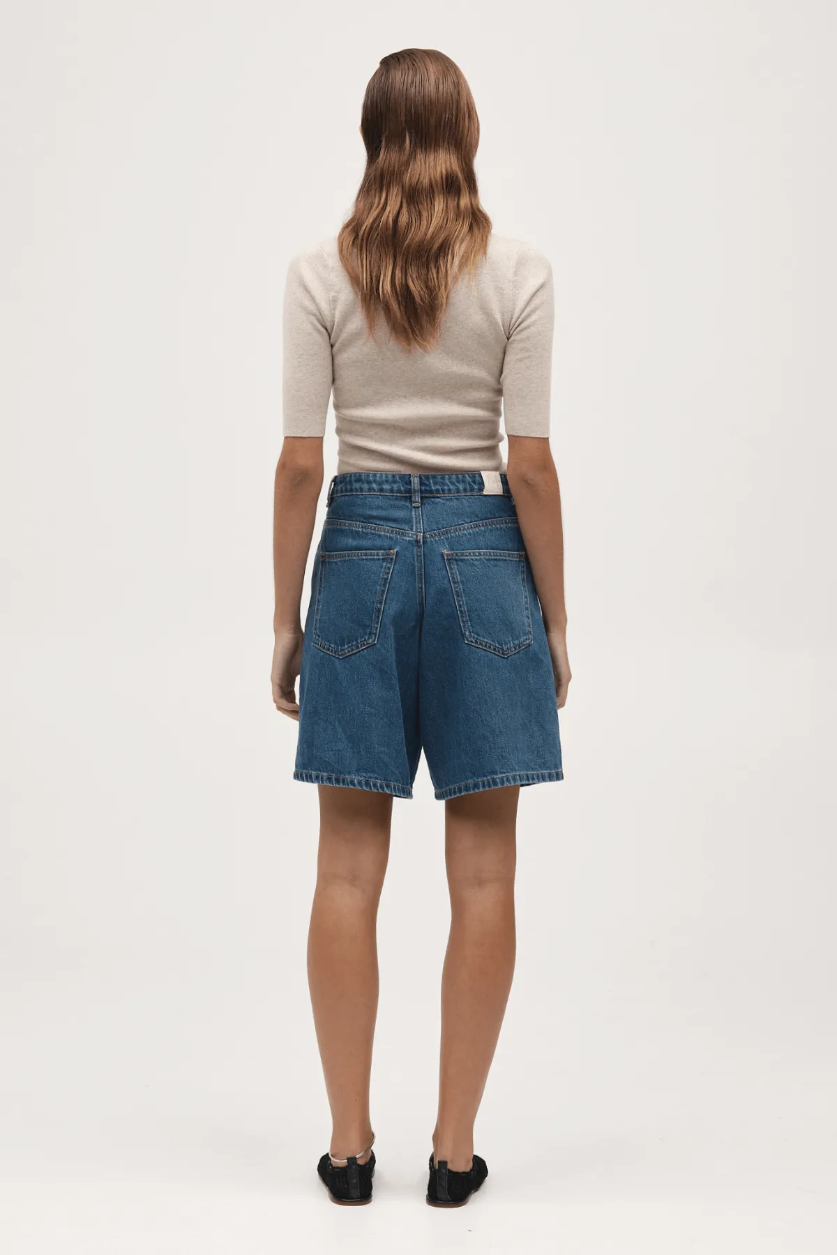 RELAXED JEAN SHORT HERITAGE BLUE