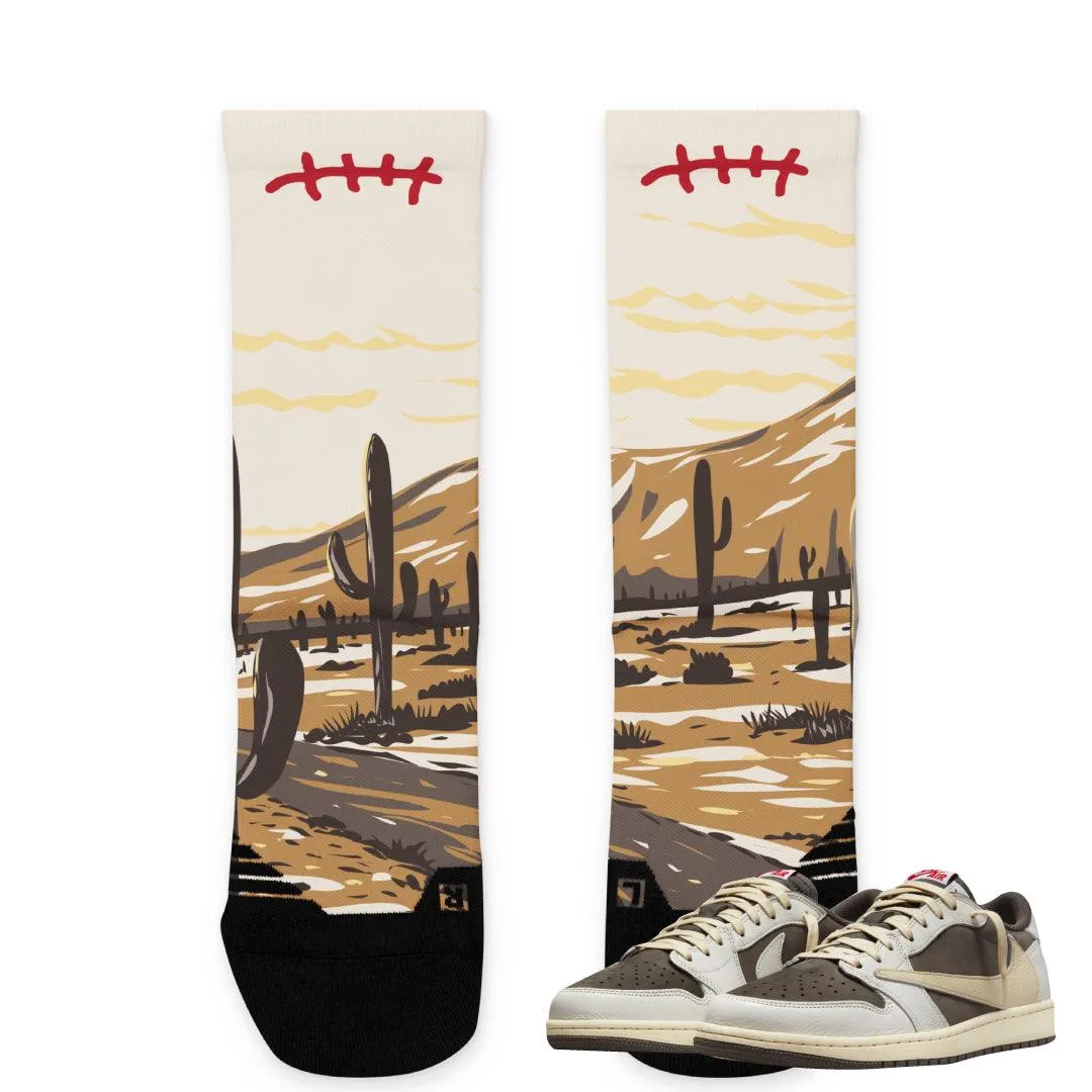 Reverse Mocha Travis Scott Socks