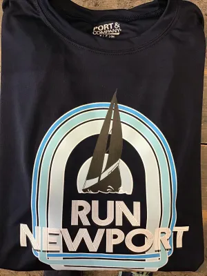 Run Newport Men's Tech-T Sail Boat