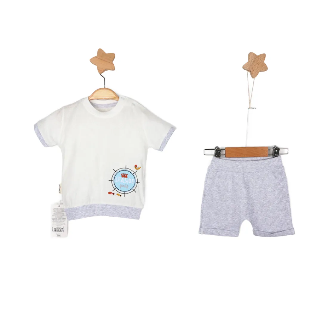 Seaside Baby Casual Shorts Set