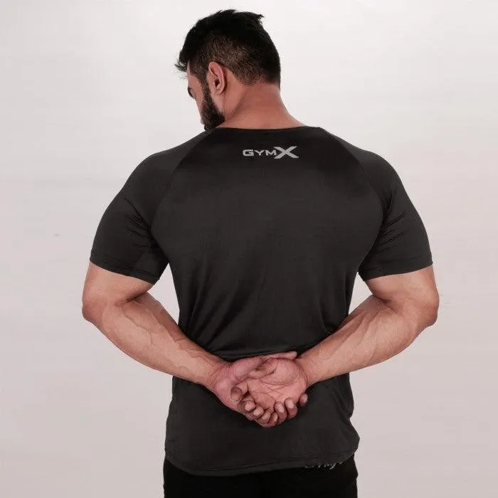 Shadow Grey Scoop Tee (Flex Dry Fit)- Sale