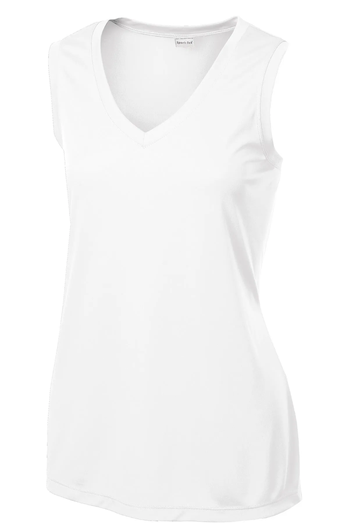 Sport-Tek Ladies Sleeveless PosiCharge Competitor™ V-Neck Tee. LST352