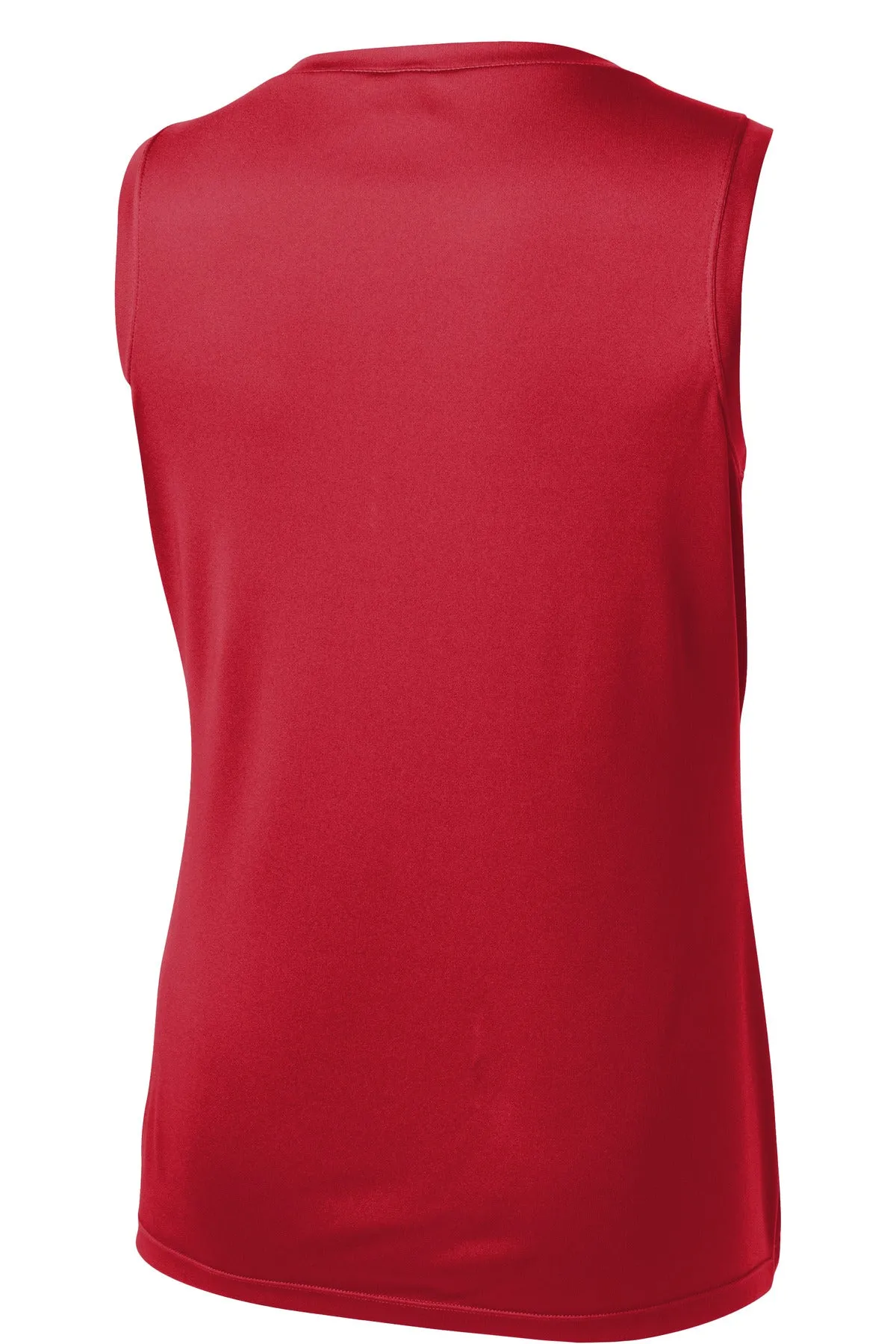 Sport-Tek Ladies Sleeveless PosiCharge Competitor™ V-Neck Tee. LST352