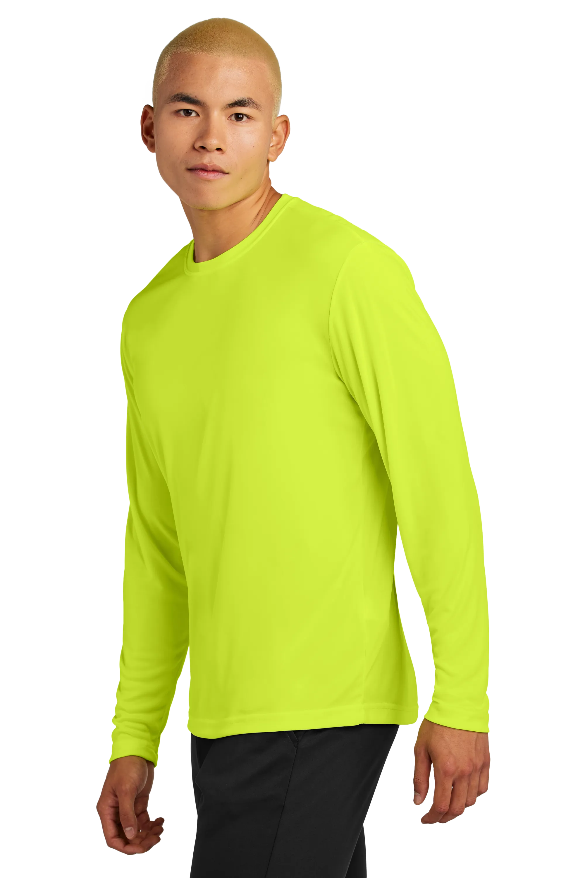 Sport-Tek® Long Sleeve PosiCharge® Competitor™ Tee - Neon Yellow