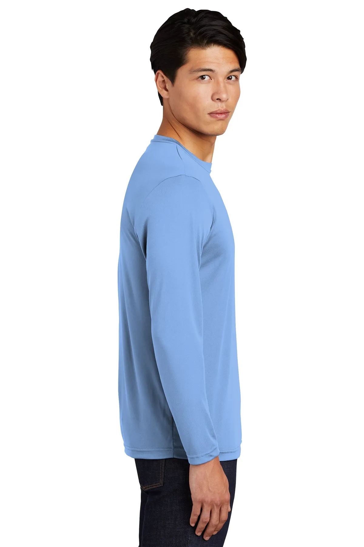 Sport-Tek Tall Long Sleeve PosiCharge Branded Competitor Tee's, Carolina Blue