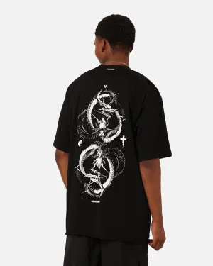 The Anti Order Double Dragon Baggy T-Shirt Black