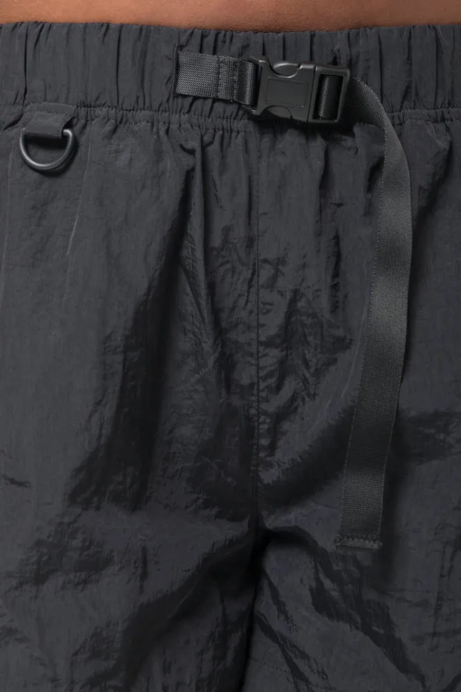 Utility Canvas Strap shorts Black